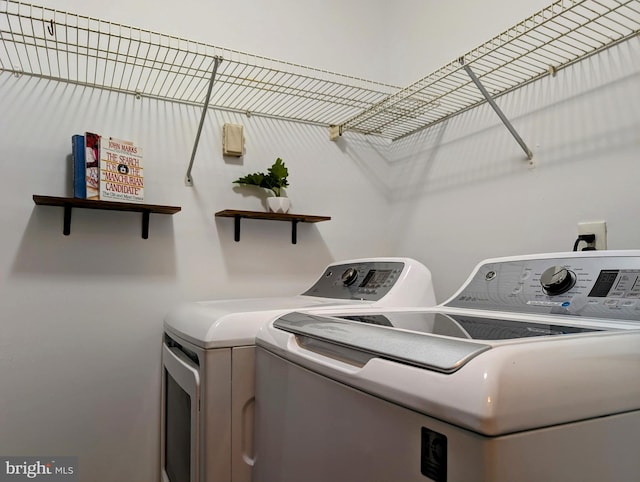 407 Talon Ct, Lawrence, NJ 08648 - washroom featuring separate washer and dryer
