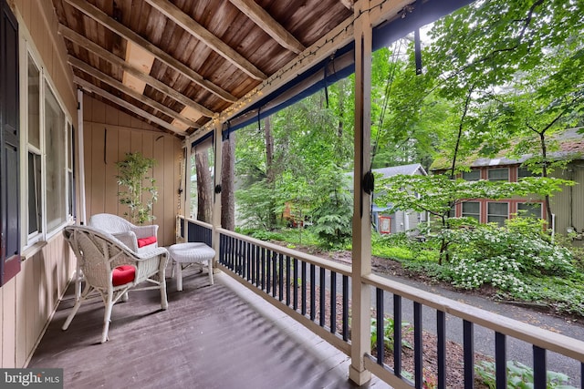302 6th St, Mount Gretna, PA 17064 - view of deck