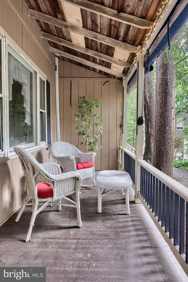 302 6th St, Mount Gretna, PA 17064 - sunroom / solarium featuring vaulted ceiling and plenty of natural light