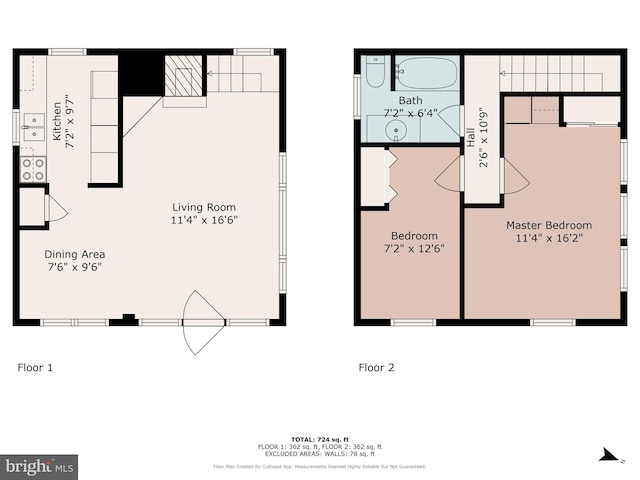 302 6th St, Mount Gretna, PA 17064 - floor plan / room layout