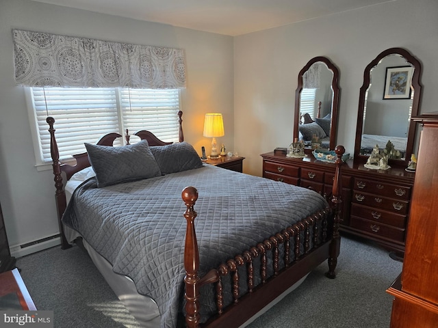 817 Lafayette Blvd, Brigantine, NJ 08203 - carpeted bedroom featuring a baseboard radiator