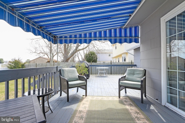 817 Lafayette Blvd, Brigantine, NJ 08203 - view of wooden terrace