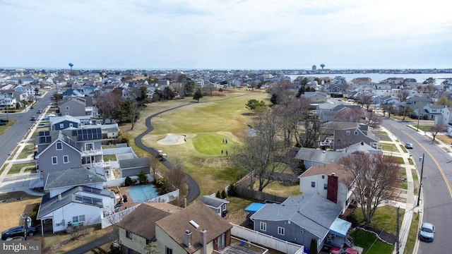 817 Lafayette Blvd, Brigantine, NJ 08203 - aerial view of residential area featuring a golf club