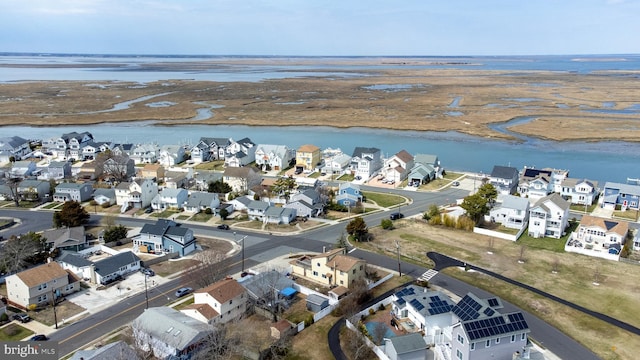 817 Lafayette Blvd, Brigantine, NJ 08203 - aerial perspective of suburban area with a nearby body of water