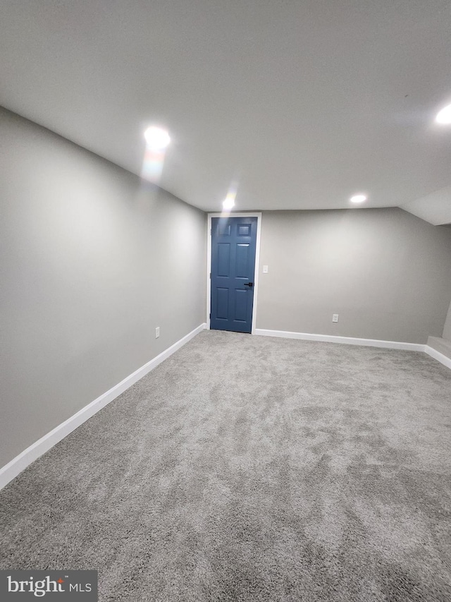 901 N Luzerne Ave, Baltimore, MD 21205 - finished basement featuring baseboards and carpet floors