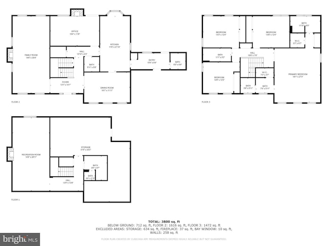 2624 Black Fir Ct, Reston, VA 20191 - property floor plan