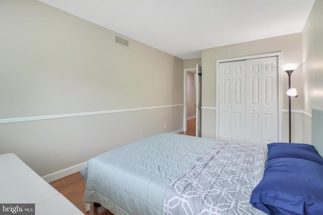 6 Carob Ct, Lumberton, NJ 08048 - bedroom with baseboards, wood finished floors, and a closet
