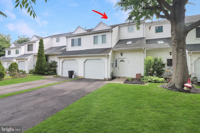 6 Carob Ct, Lumberton, NJ 08048 - view of property with driveway, a front yard, and an attached garage
