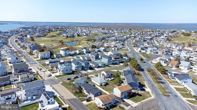 2 Franklin Pl, Brigantine, NJ 08203 - aerial overview of property's location with a nearby body of water, nearby suburban area, and a golf club
