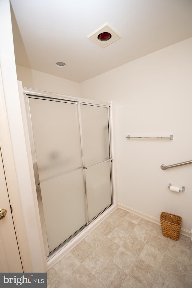 1103 S Schumaker Dr Unit C-201, Salisbury, MD 21804 - full bath featuring a stall shower and baseboards