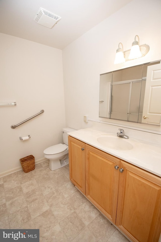 1103 S Schumaker Dr Unit C-201, Salisbury, MD 21804 - bathroom with vanity and a shower stall