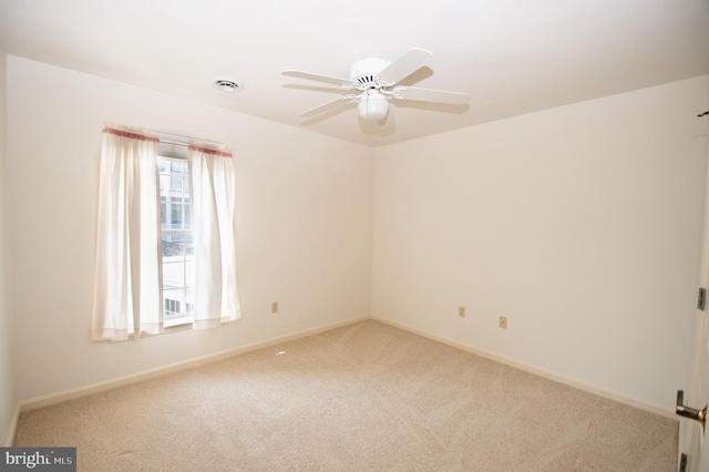 1103 S Schumaker Dr Unit C-201, Salisbury, MD 21804 - carpeted empty room with baseboards and ceiling fan