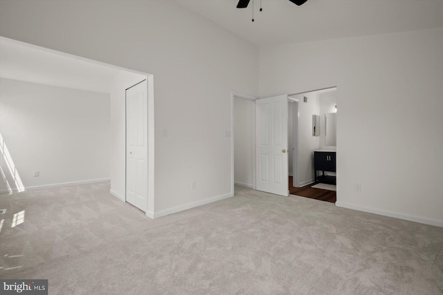 9439 Fens Holw, Laurel, MD 20723 - unfurnished bedroom featuring carpet flooring, baseboards, and ensuite bathroom
