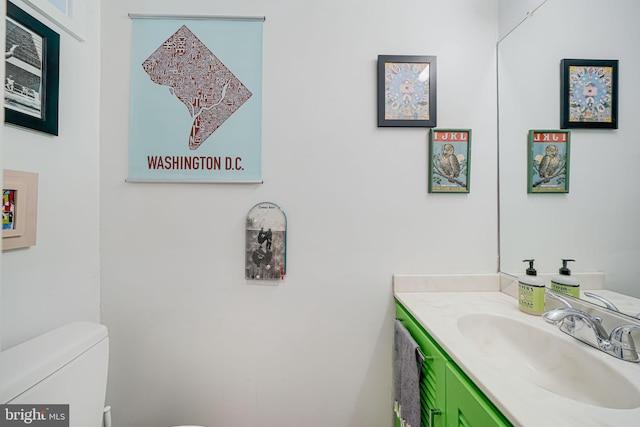 3100 Rodman St NW, Washington, DC 20008 - bathroom with toilet and vanity