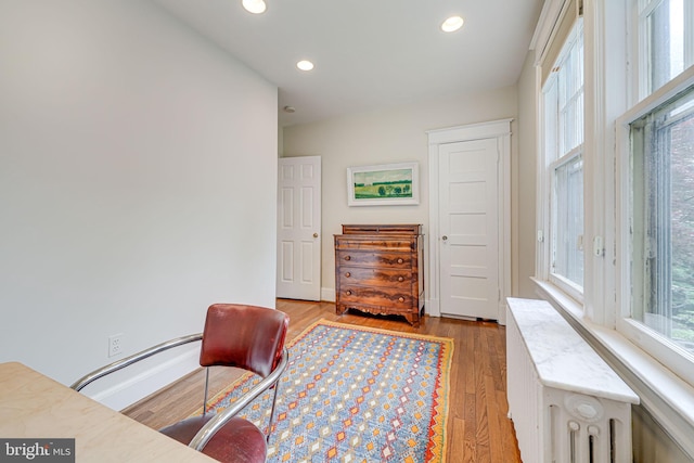 3100 Rodman St NW, Washington, DC 20008 - sitting room with wood finished floors and recessed lighting