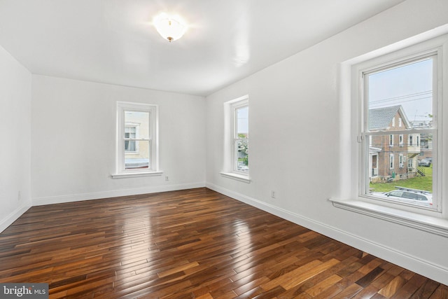20 N Richardson Ave, Lansdale, PA 19446 - empty room with dark wood finished floors and baseboards