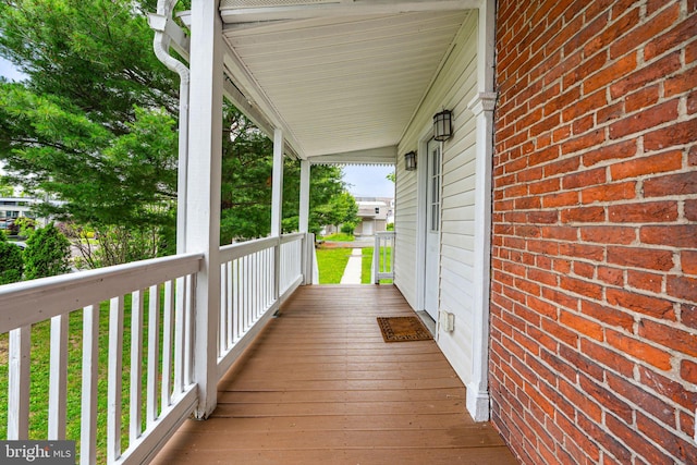 20 N Richardson Ave, Lansdale, PA 19446 - view of wooden porch