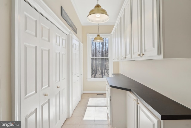 7951 Kelly Ann Ct, Fairfax Station, VA 22039 - hall with light tile patterned flooring and baseboards