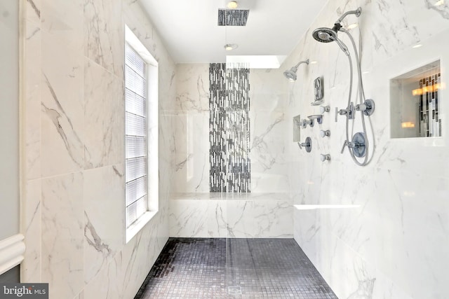 7951 Kelly Ann Ct, Fairfax Station, VA 22039 - bathroom with a marble finish shower