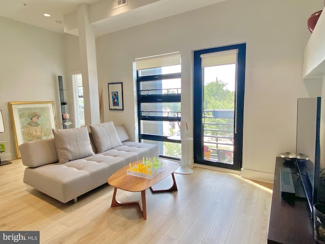 1111 Orren St NE Unit 300, Washington, DC 20002 - living area with light wood-style flooring
