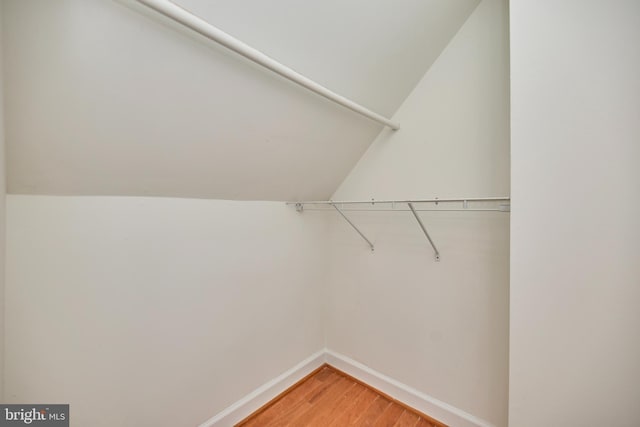 6823 Donahue Ct, Falls Church, VA 22042 - spacious closet featuring light wood finished floors and lofted ceiling