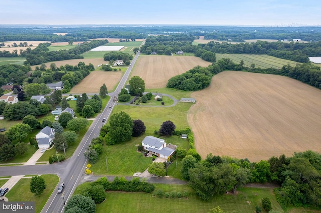 347 Paulsboro Rd, Woolwich Twp, NJ 08085 - overview of rural landscape featuring farmland and a tree filled landscape