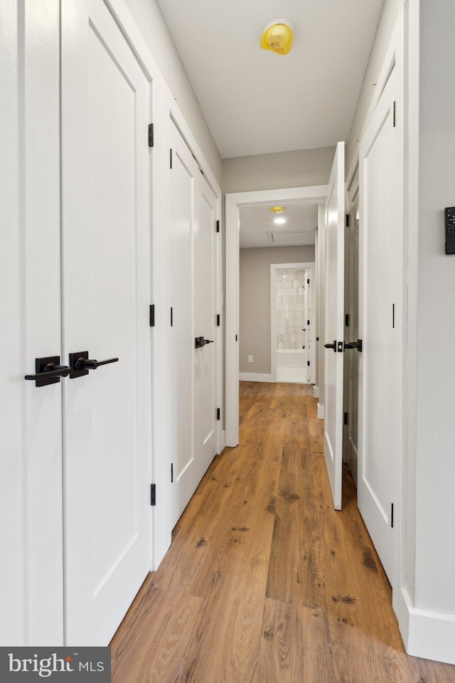 4536 Conwell Dr, Annandale, VA 22003 - hall featuring light wood-style floors and baseboards
