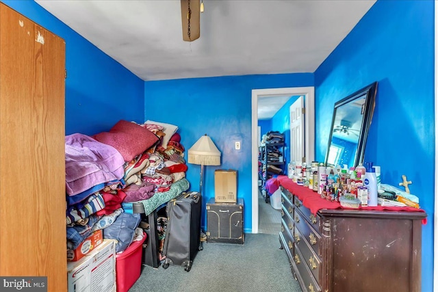 315 Mcginn Pl, New Castle, DE 19720 - carpeted bedroom with a ceiling fan