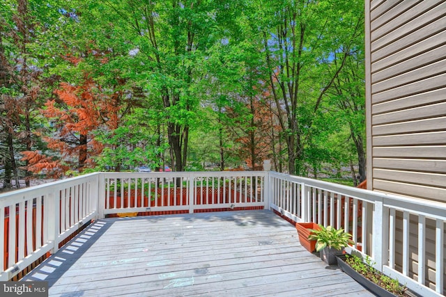 1713 Sea Pine Cir, Severn, MD 21144 - view of wooden deck