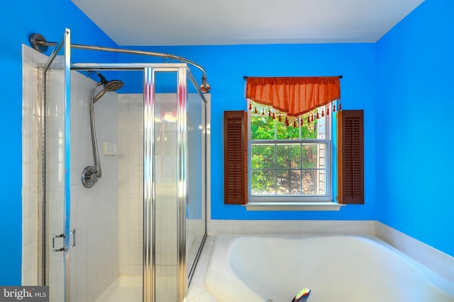 1713 Sea Pine Cir, Severn, MD 21144 - bathroom with a stall shower and a bath