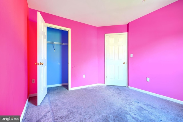 1713 Sea Pine Cir, Severn, MD 21144 - unfurnished bedroom featuring carpet, baseboards, and a closet