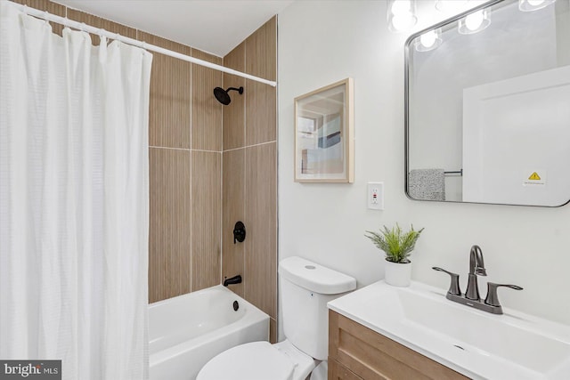 5507 Heatherwood Rd, Baltimore, MD 21227 - full bath featuring toilet, vanity, and shower / bath combination with curtain