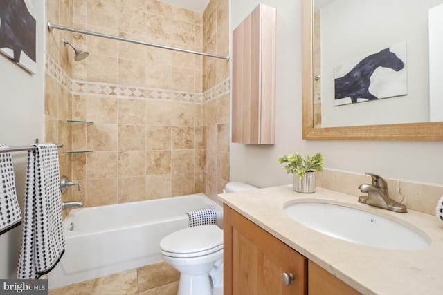 531 T St NW Unit 101, Washington, DC 20001 - bathroom with vanity, toilet, and shower / washtub combination
