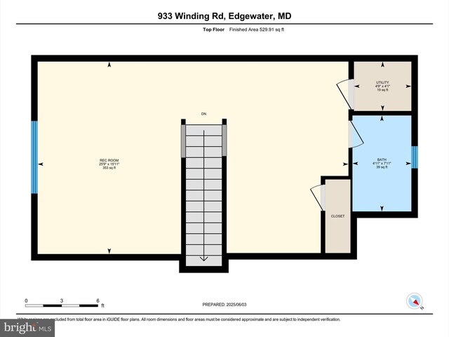 933 Winding Rd, Edgewater, MD 21037 - home floor plan