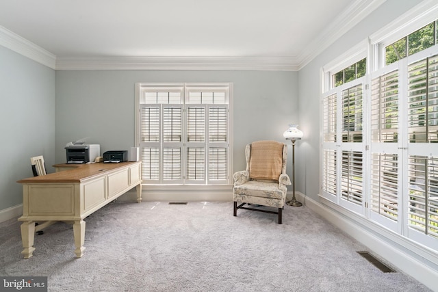 4729 Grand Masters Way, Woodbridge, VA 22192 - carpeted office featuring ornamental molding and baseboards