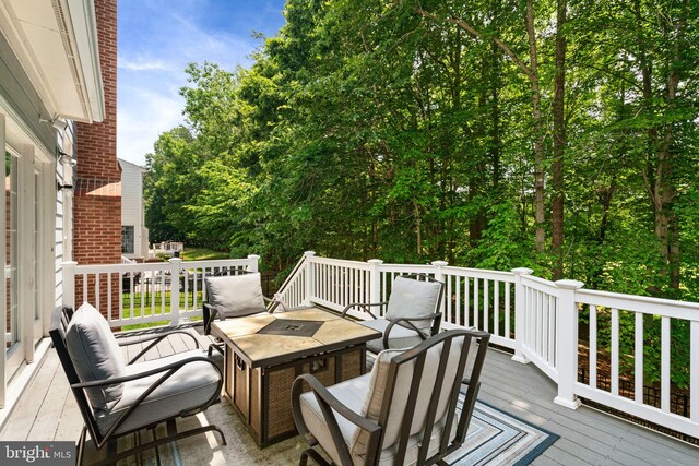 4729 Grand Masters Way, Woodbridge, VA 22192 - view of wooden terrace