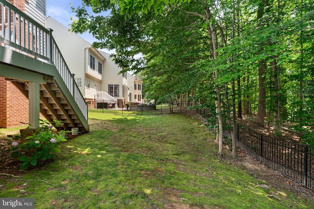 4729 Grand Masters Way, Woodbridge, VA 22192 - view of yard with stairway