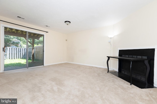 14520 Sorrento Ct, Burtonsville, MD 20866 - unfurnished living room with carpet and baseboards