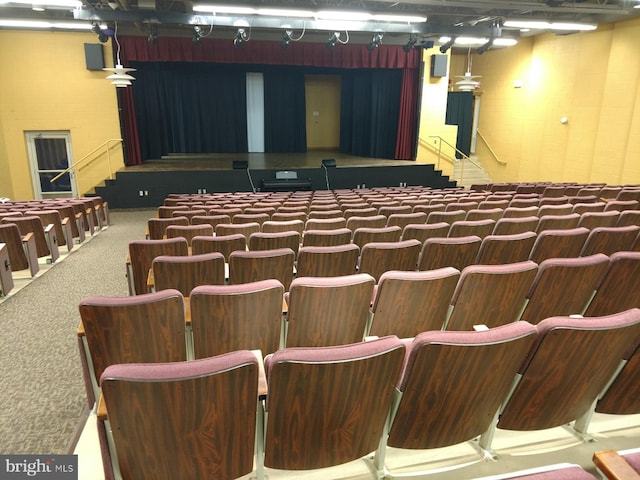 2921 N Leisure World Blvd Unit 418, Silver Spring, MD 20906 - view of carpeted cinema
