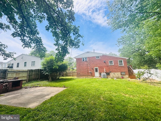 13015 Estelle Rd, Silver Spring, MD 20906 - view of yard with central AC and a patio