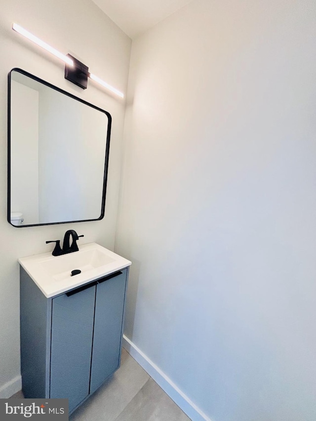 13015 Estelle Rd, Silver Spring, MD 20906 - bathroom with baseboards and vanity