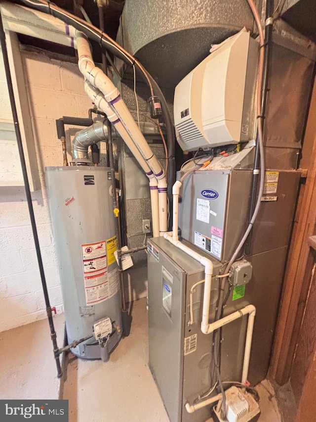 13015 Estelle Rd, Silver Spring, MD 20906 - utilities with gas water heater and heating unit