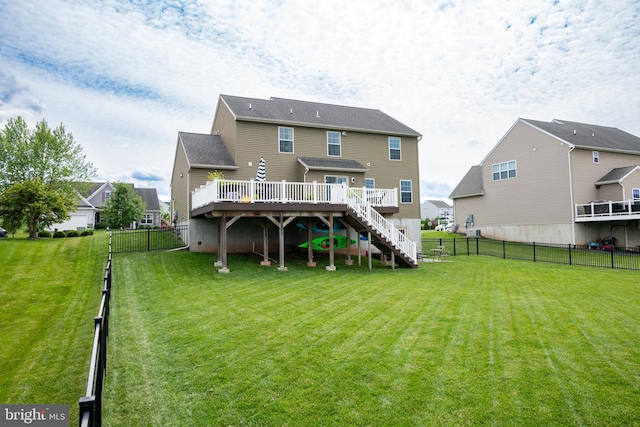 24 Furlong Rd, Douglassville, PA 19518 - back of house with a deck and stairs