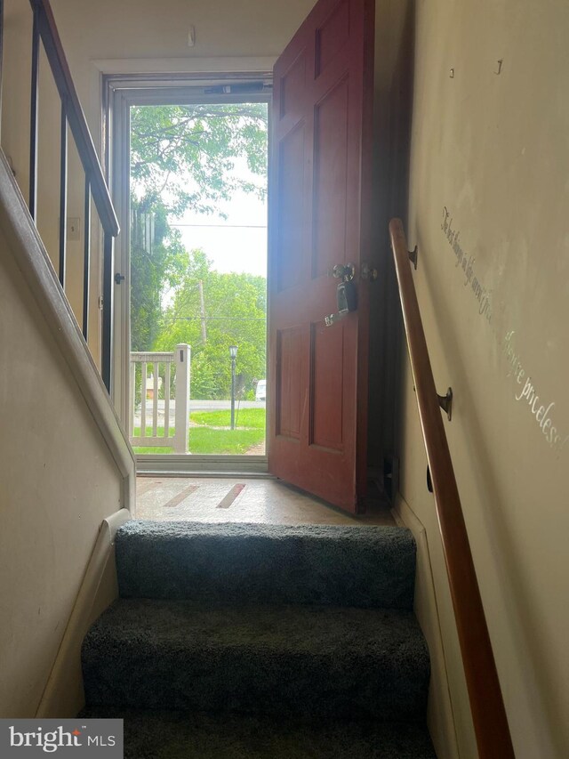 5933 Rawley Pike, Rockingham, VA 22801 - stairway featuring carpet