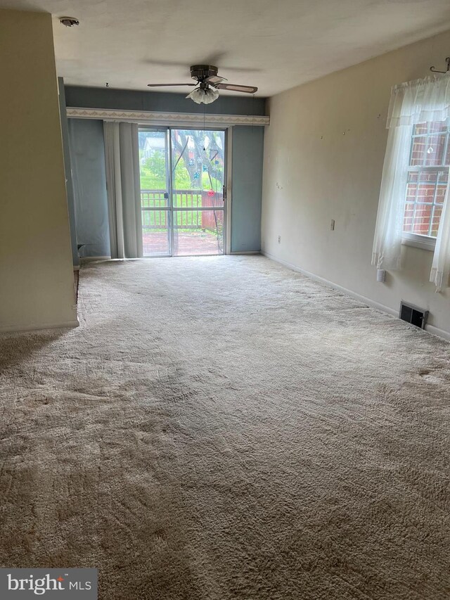 5933 Rawley Pike, Rockingham, VA 22801 - carpeted spare room with ceiling fan and baseboards