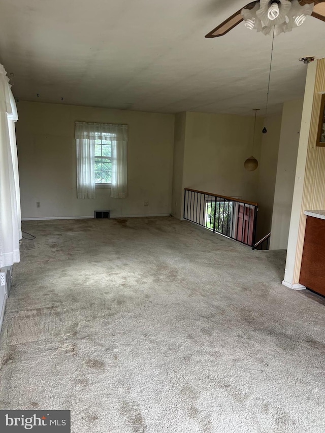 5933 Rawley Pike, Rockingham, VA 22801 - carpeted spare room with ceiling fan and baseboards