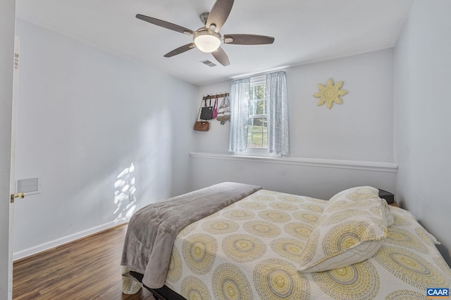 676 Victorian Ct, Charlottesville, VA 22901 - bedroom featuring wood finished floors, baseboards, and ceiling fan
