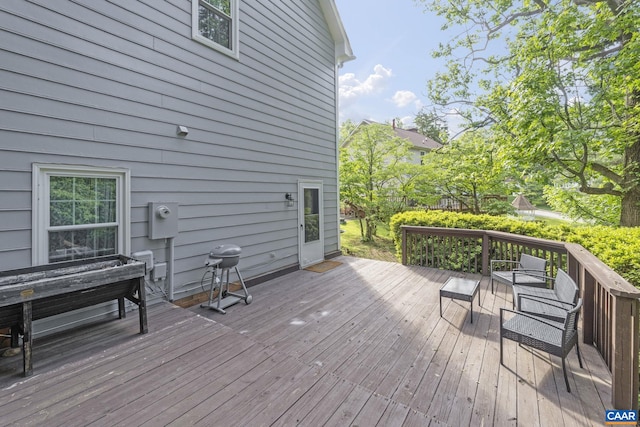 676 Victorian Ct, Charlottesville, VA 22901 - deck with a grill