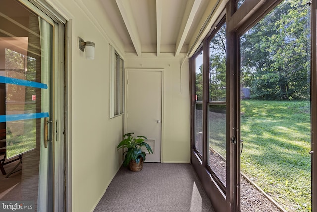 411 N Stiles Ave Unit A5, Maple Shade, NJ 08052 - view of unfurnished sunroom