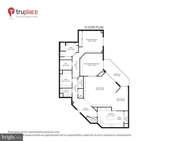 5610 Wisconsin Ave Unit 406, Chevy Chase, MD 20815 - view of floor plan / room layout